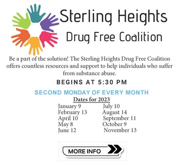 Sterling Heights Drug Free Coalition meetings