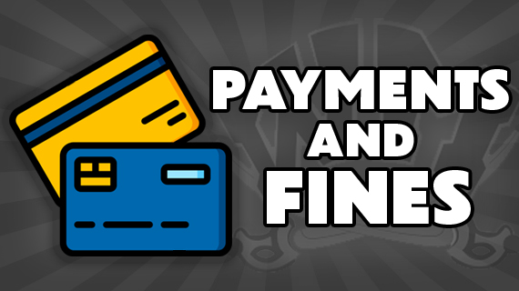 Payments and Fines